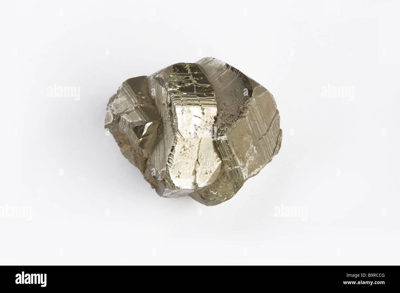 Pyrite Crystal Stock Photo Alamy
