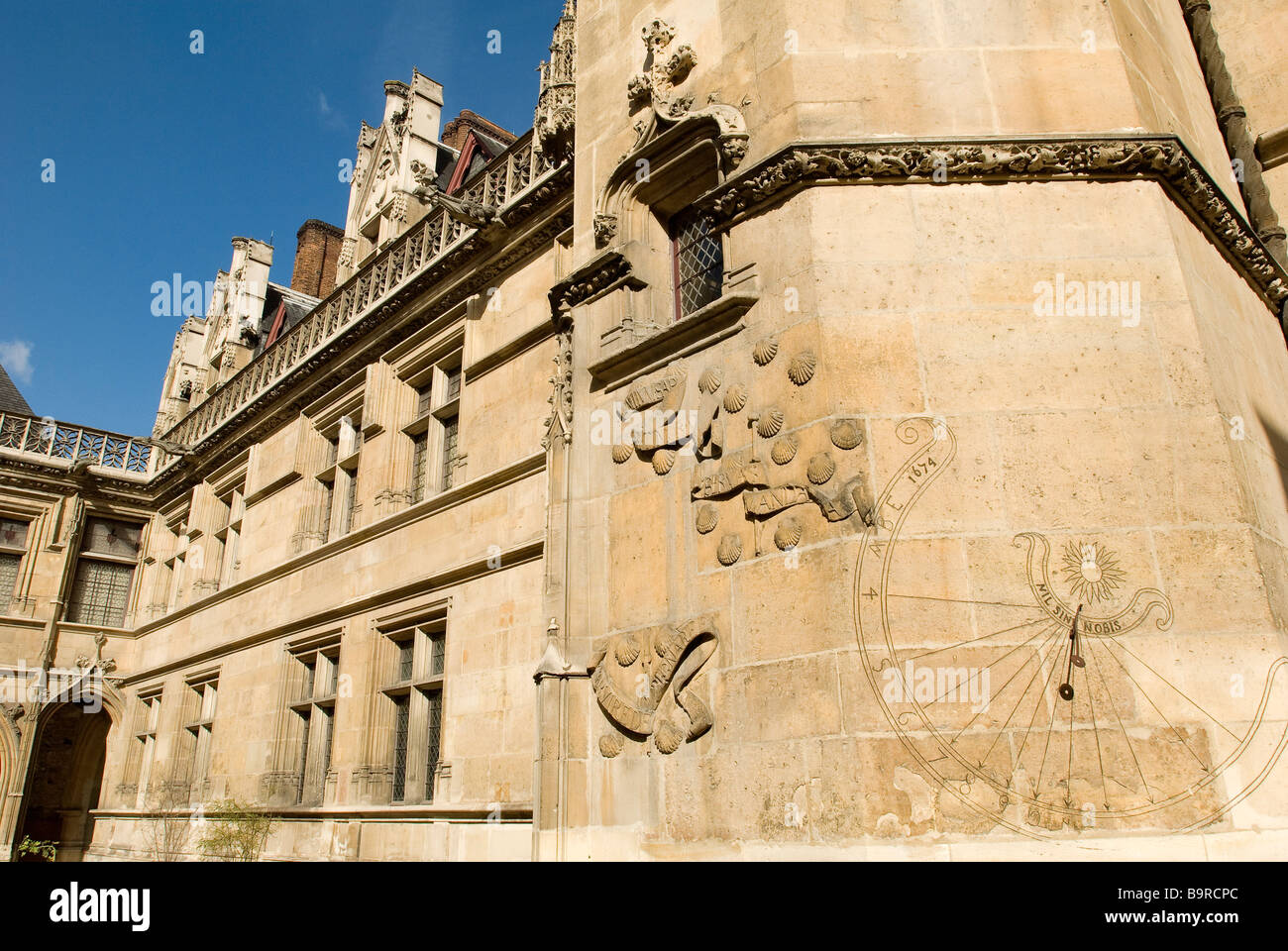 France, Paris, Musee du Moyen-Age (Middle Ages Museum), the former Hotel de Cluny Stock Photo