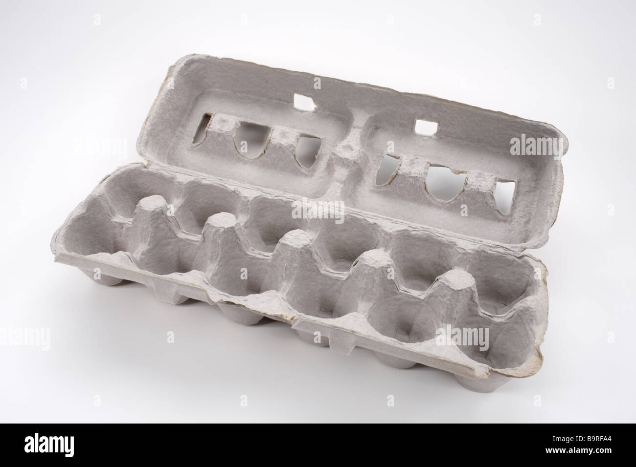 Empty egg carton Stock Photo Alamy