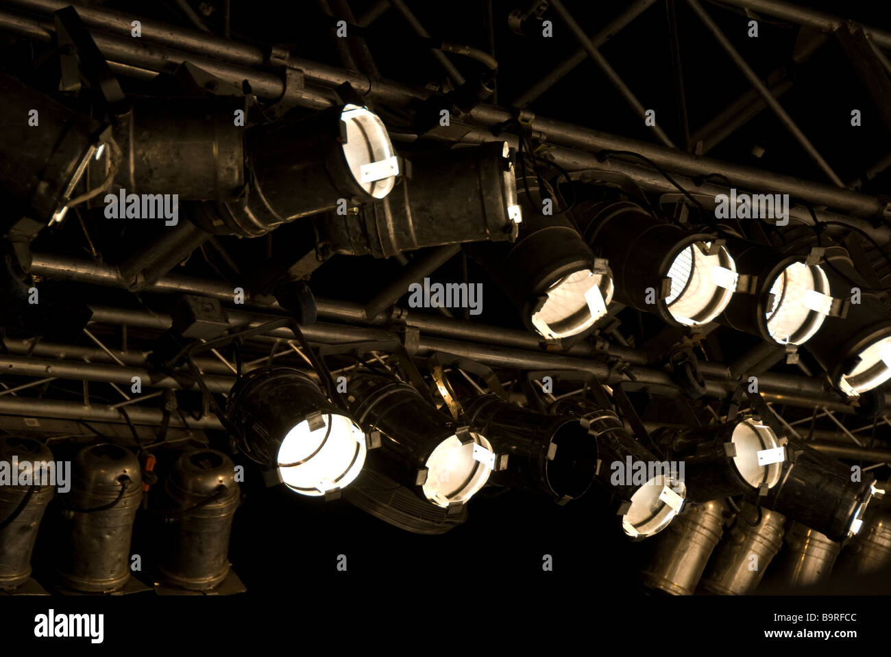 a stage lighting Stock Photo Alamy