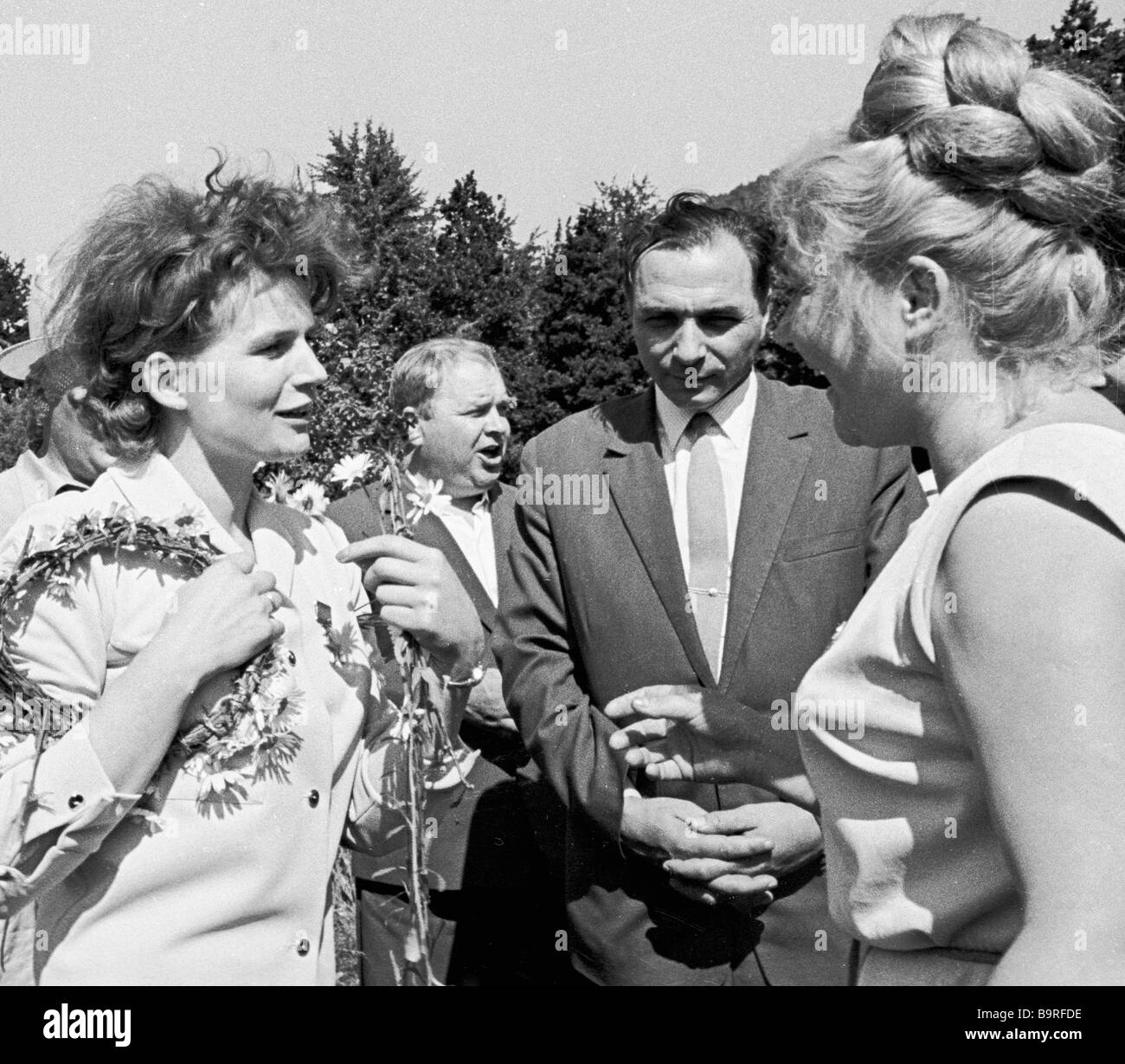 Cosmonaut Valentina Tereshkova left in Yaroslavl Stock Photo - Alamy