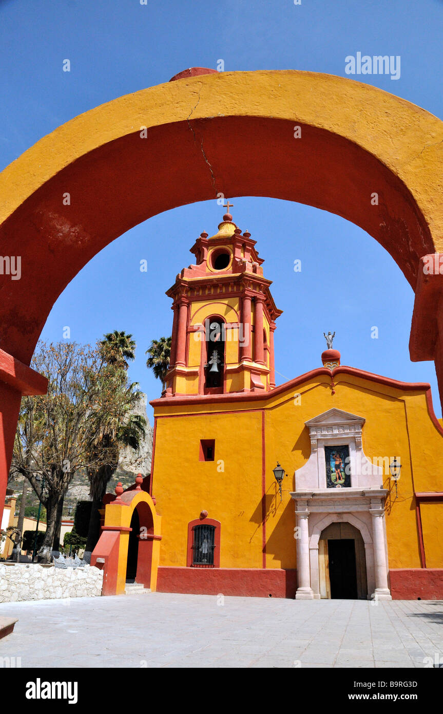 The church of san sebastian mexico hi-res stock photography and images ...