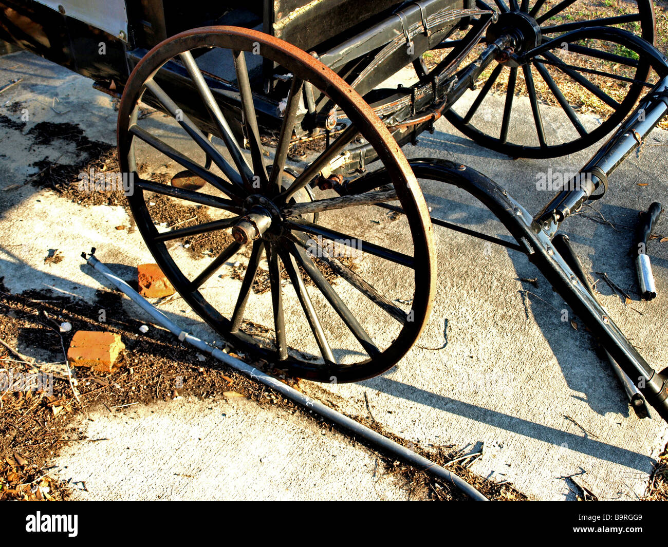 Wagon spokes hi-res stock photography and images - Alamy