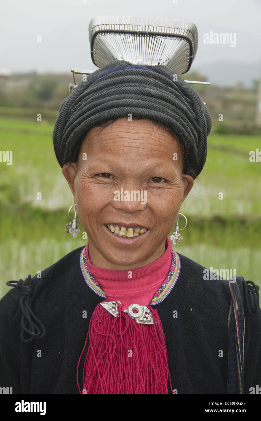 Vietnam hill tribe portrait hi-res stock photography and images - Alamy
