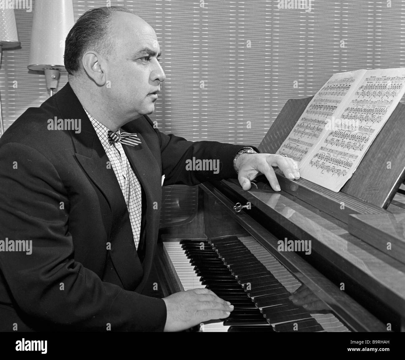 Operatic singer Pavel Lisitsian People s Actor of the USSR Stock Photo Operatic singer Pavel Lisitsian People s Actor of the USSR Stock Photo