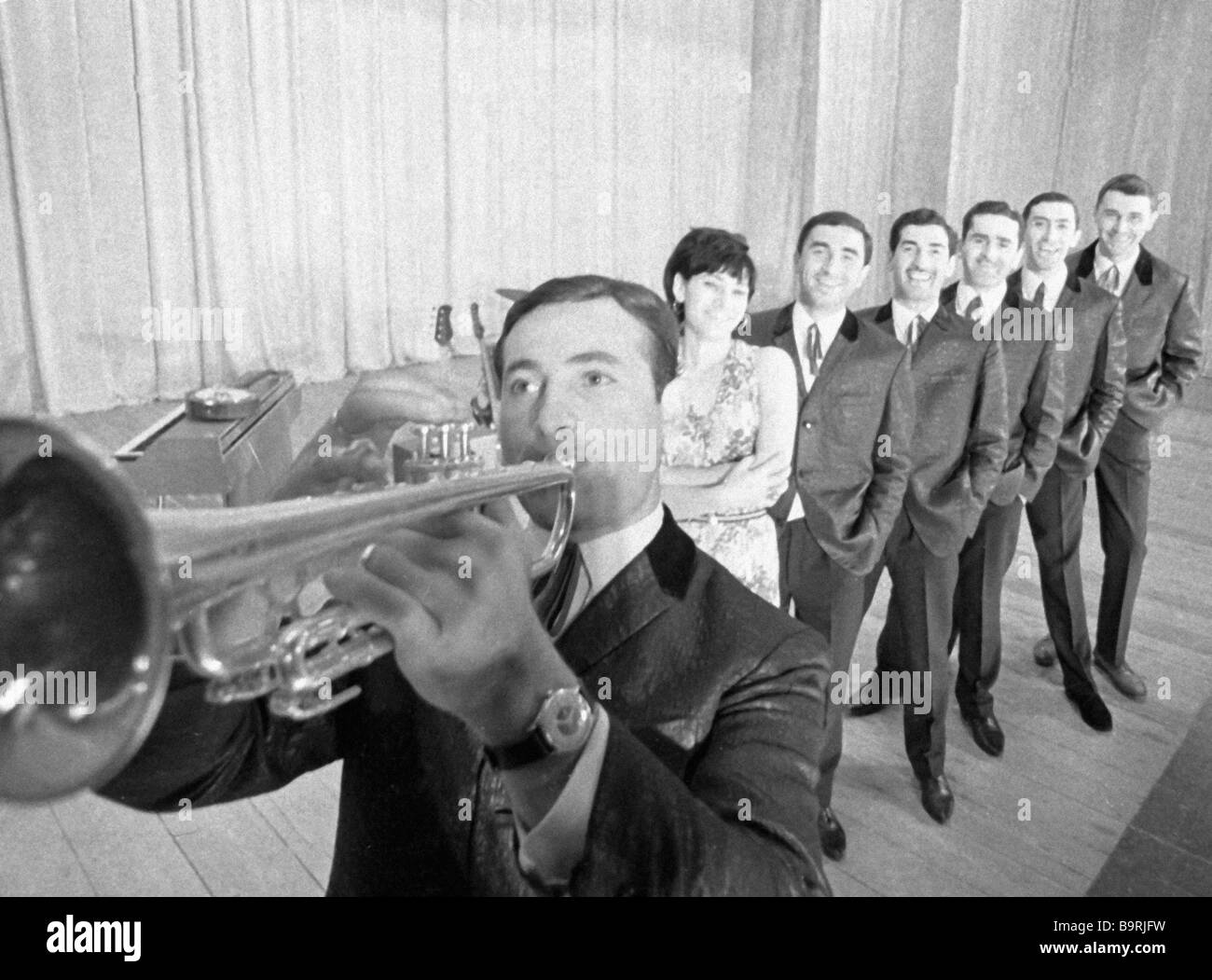 The band Orera Stock Photo Alamy