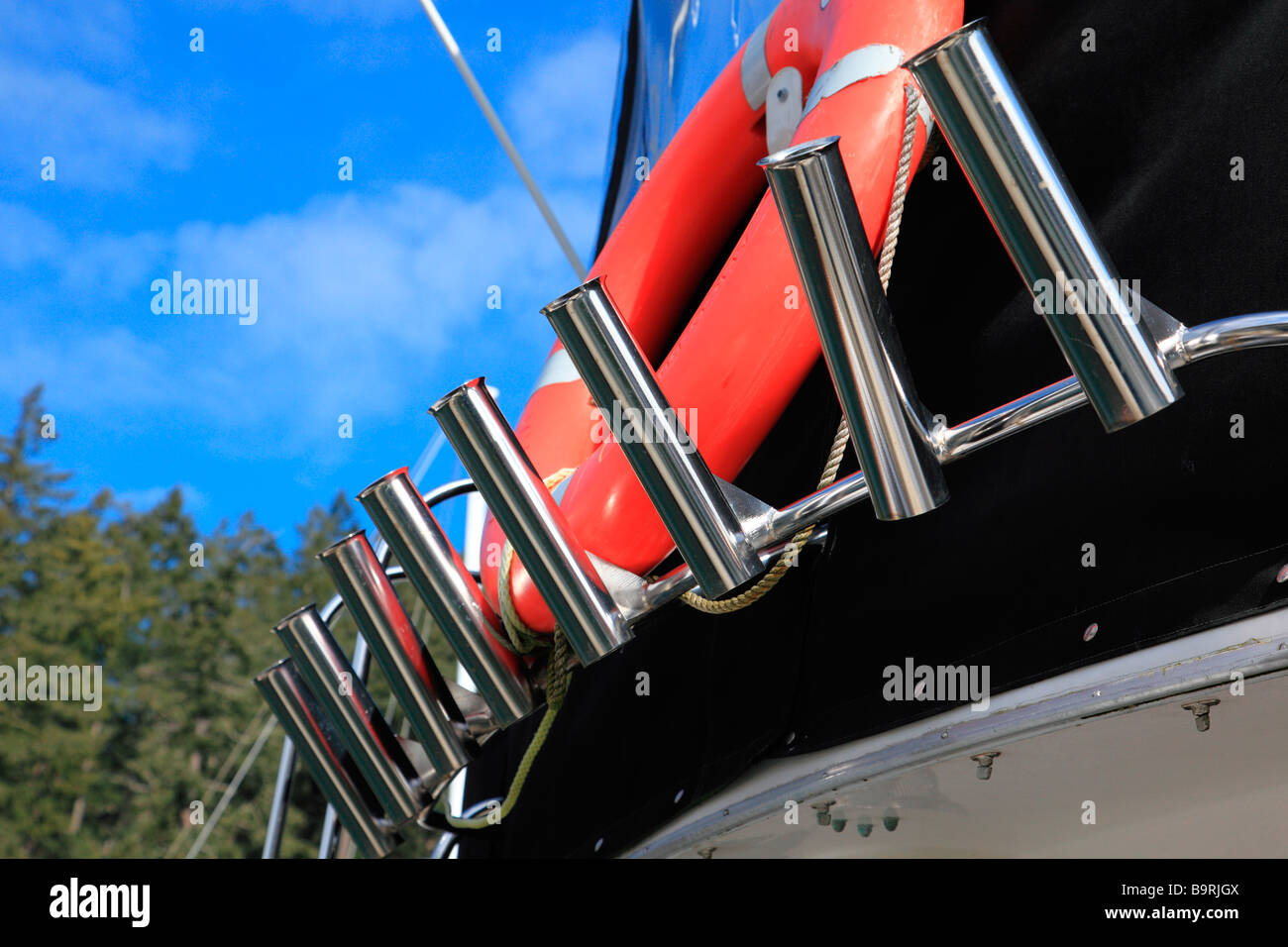 Rod holders hi-res stock photography and images - Alamy