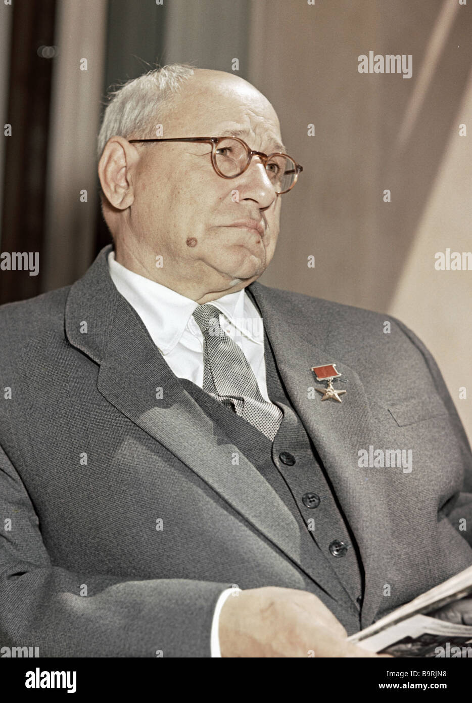 Aircraft designer Andrei Tupolev Stock Photo Alamy