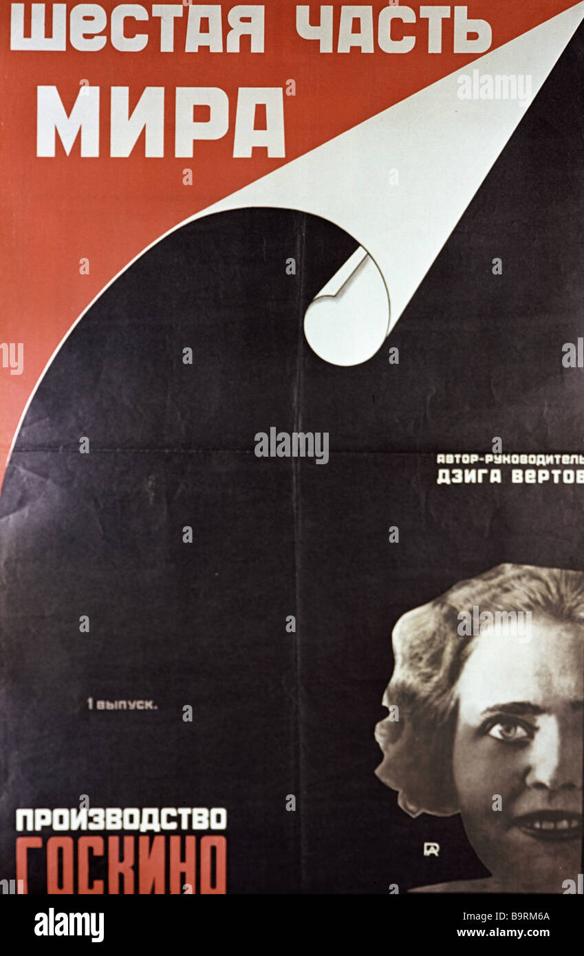 Advertising Poster To Film One Sixth Of The World By Alexander 