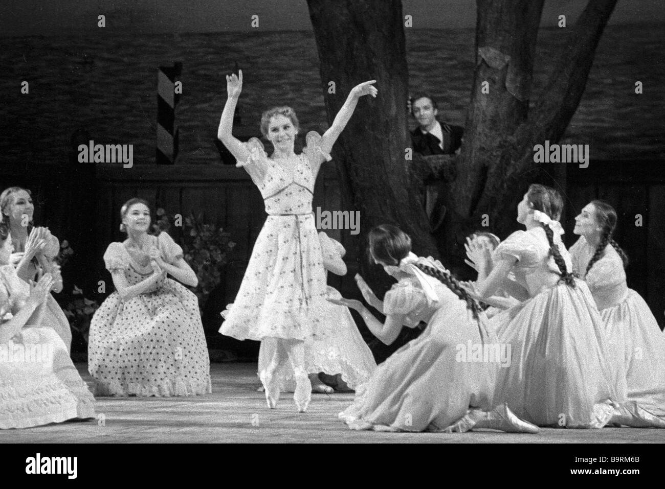 People s the U S S R Olga Lepeshinskaya center as Parasha the ballet The Bronze Horseman Stock Photo - Alamy