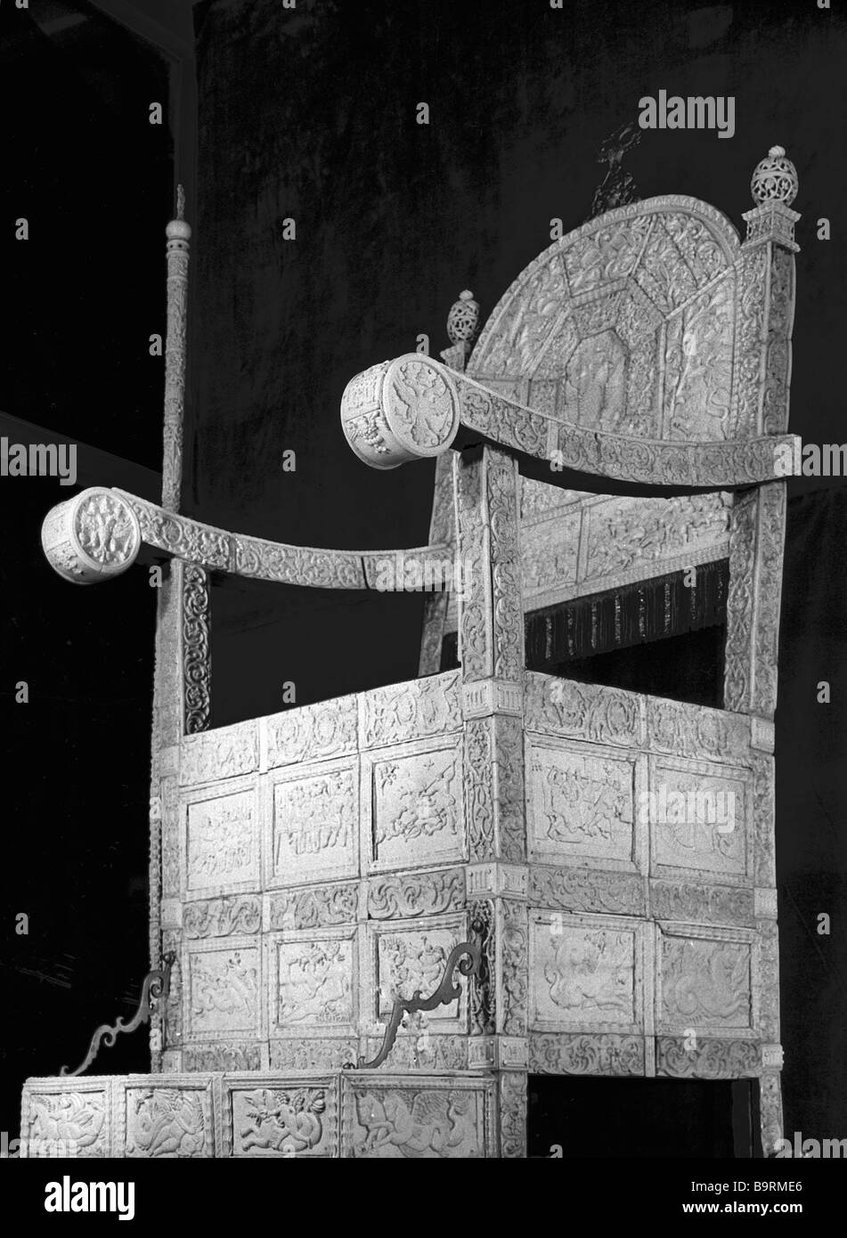 The throne of Ivan IV the Terrible from the collection of the Moscow