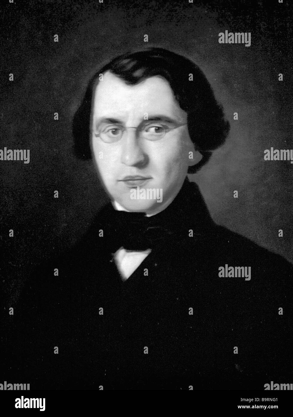 Eugene Lami Portrait of Ivan Turgenev 19th century Russian classic writer  as a young man Stock Photo - Alamy