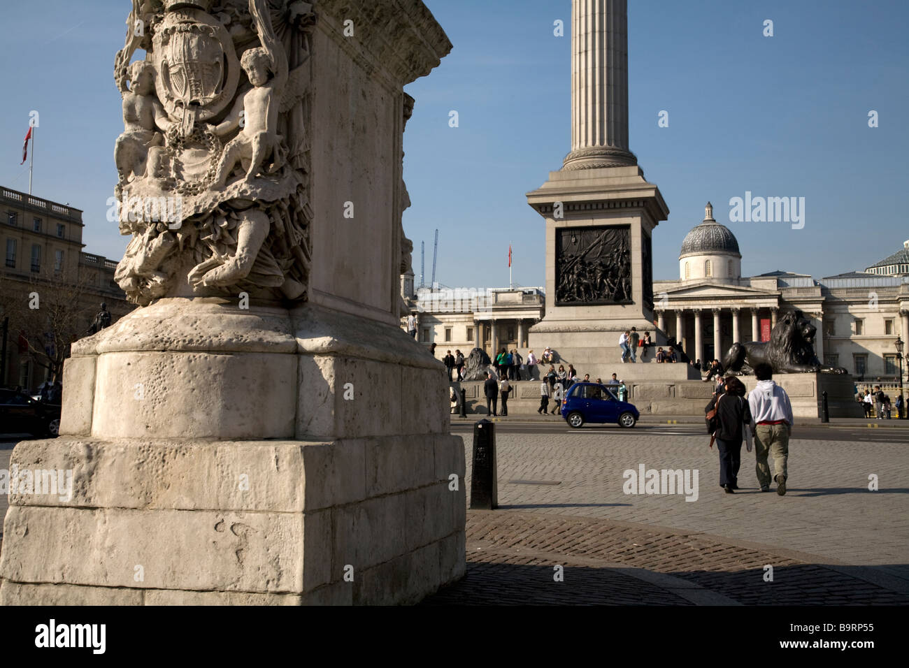 Trafalgar Square London England Stock Photo - Alamy