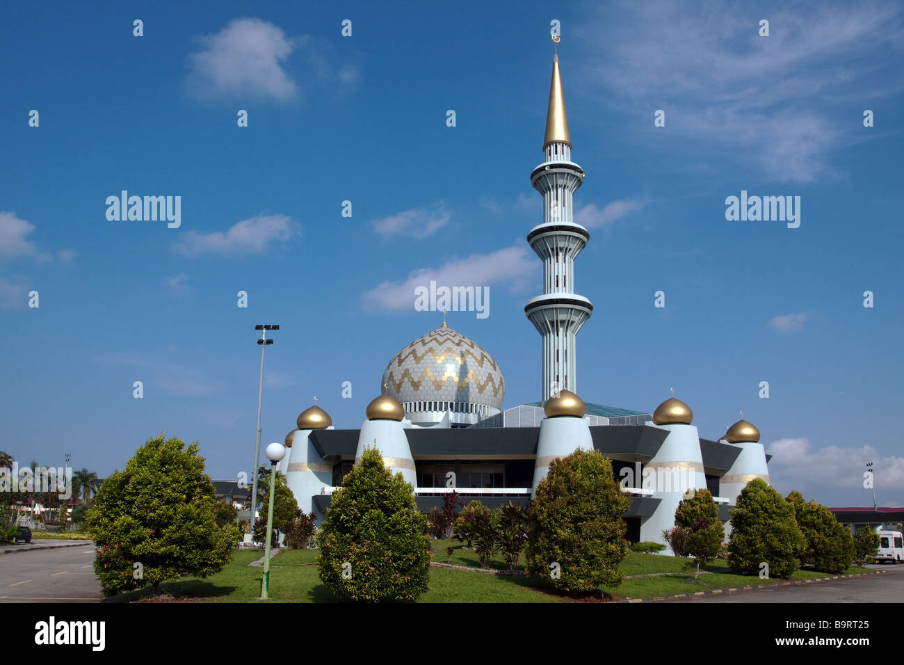 The Sabah State Mosque in Kota Kinabalu Malaysia Stock Photo