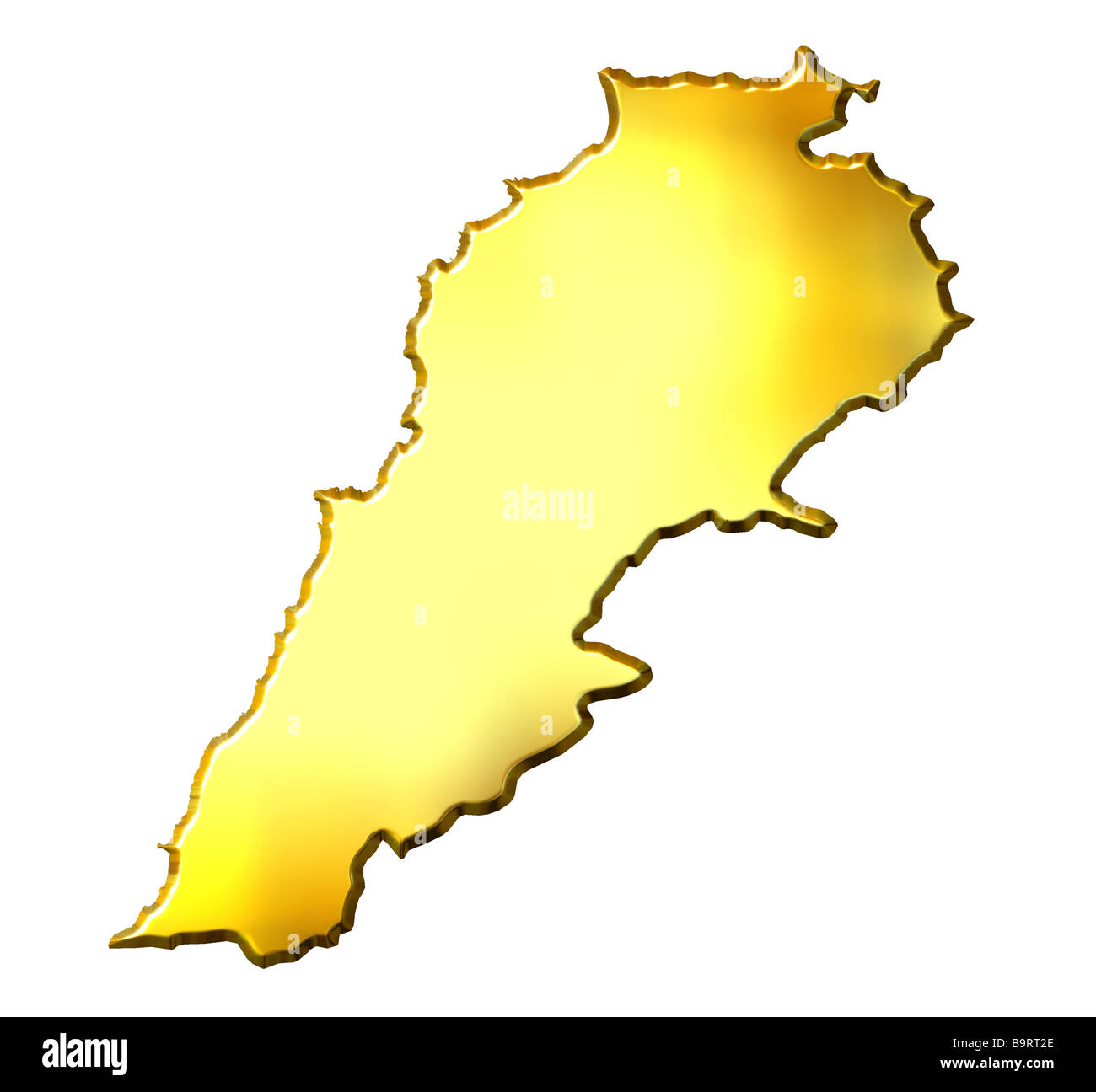 Lebanon map hires stock photography and images Alamy