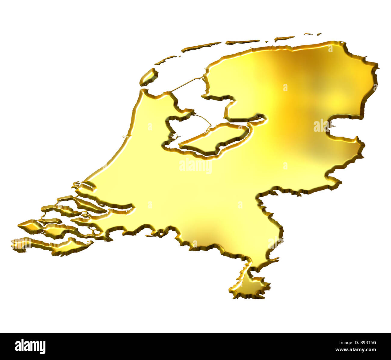 Netherlands gold map hi-res stock photography and images - Alamy