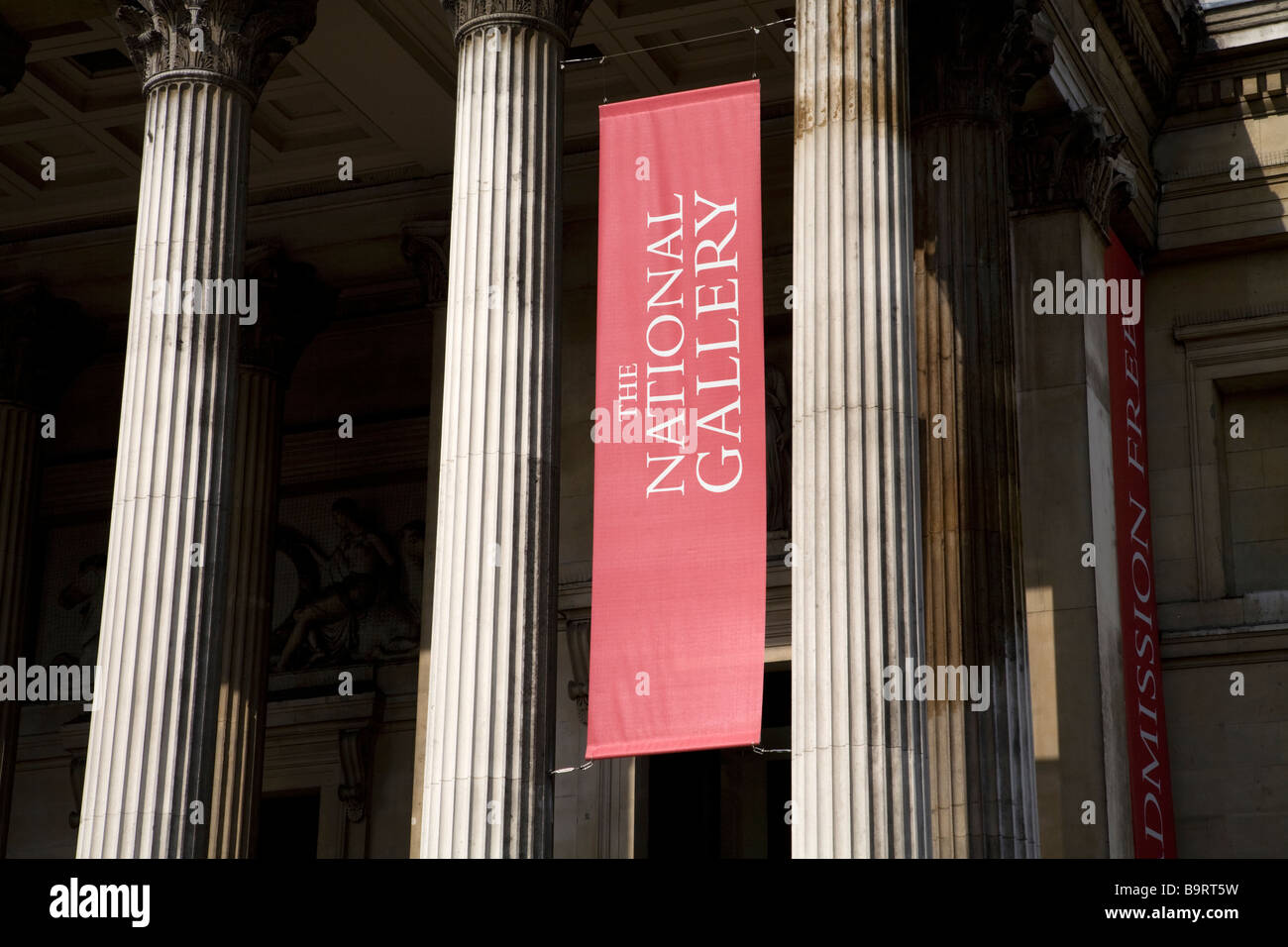 National Gallery Banner Stock Photos National Gallery Banner Stock