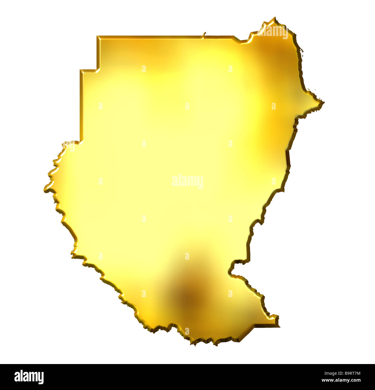 Sudan map hi-res stock photography and images - Alamy