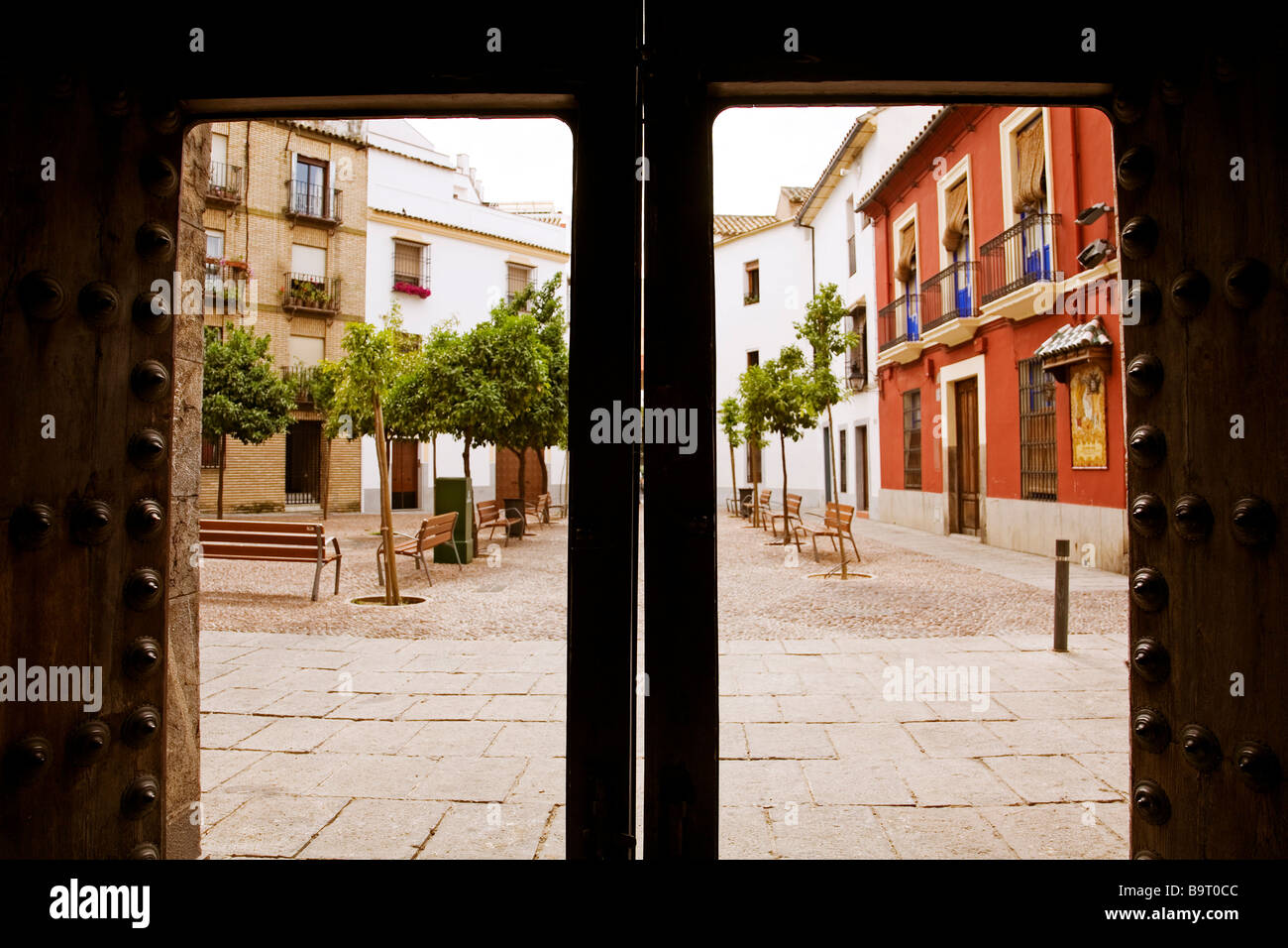 Plaza de la Iglesia de San Francisco Córdoba Andalucía España Plaza Church of San Francisco Cordova Andalusia Spain Stock Photo