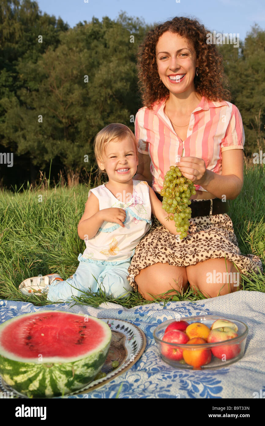 summer picnic Stock Photo