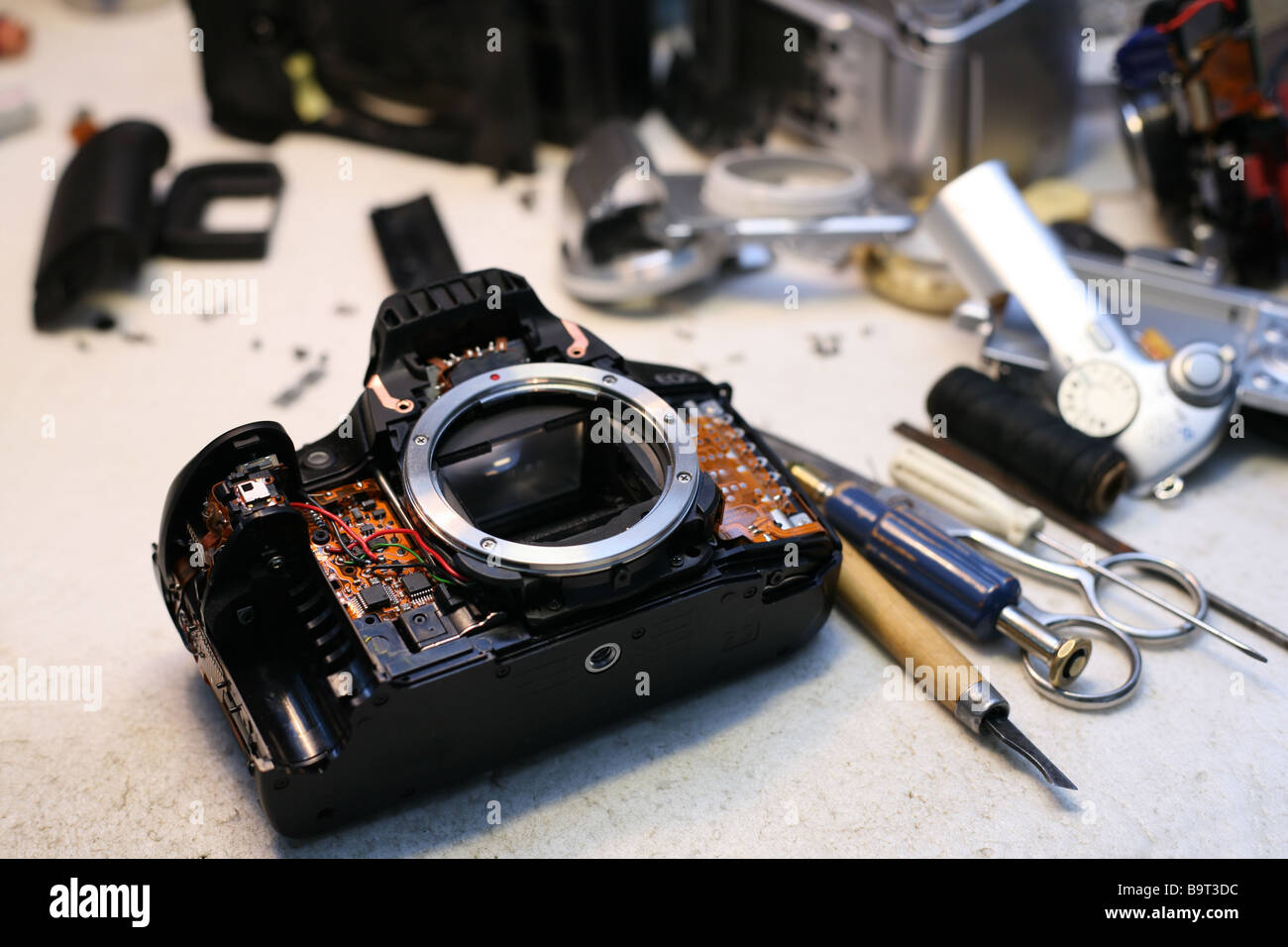 photo camera repair Stock Photo Alamy