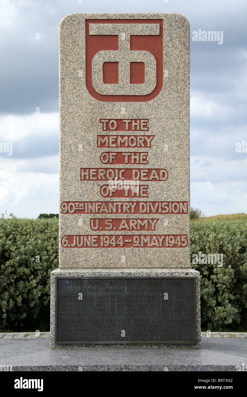 The 90th Infantry Division (US Army) Memorial on Utah Beach, Normandy