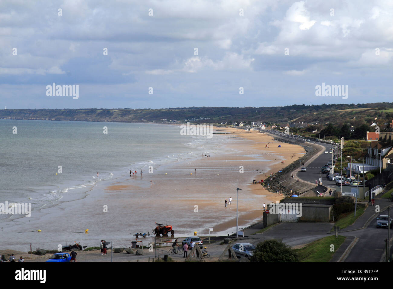 A View Looking East From The Cliff Overlooking Omaha Beach