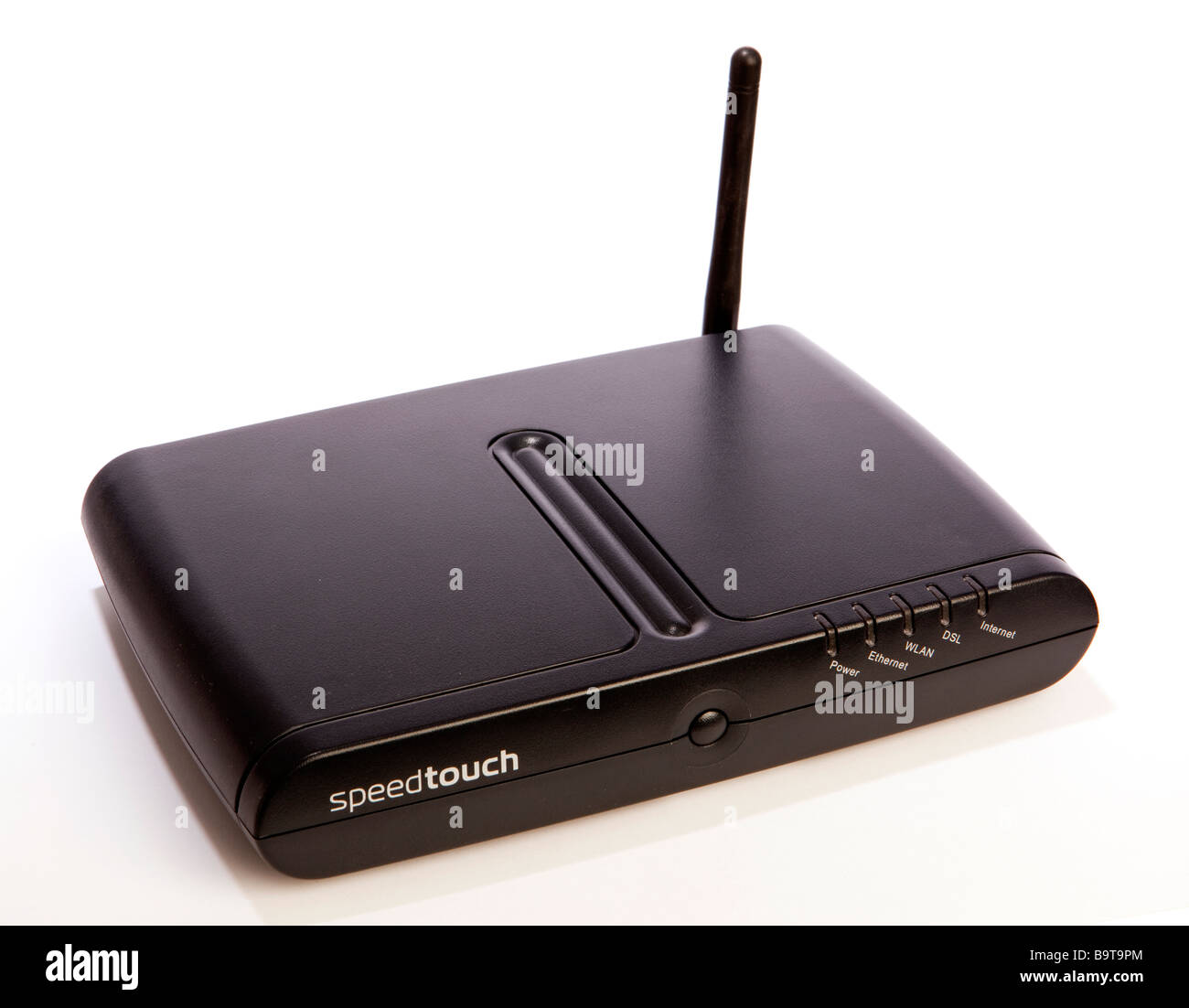 Wireless connectivity Speedtouch wifi ADSL router Stock Photo