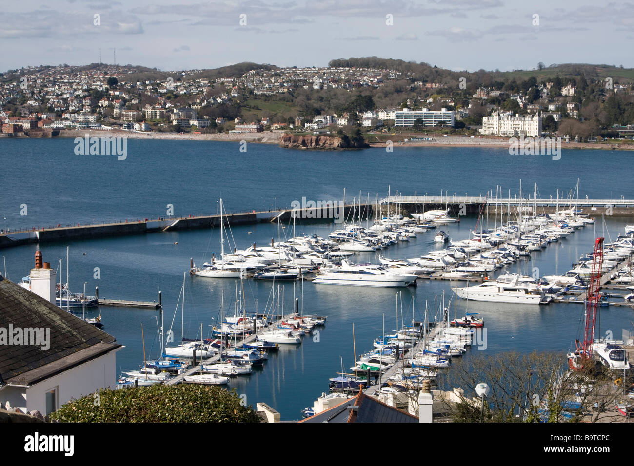 torquay marina torbay devon england uk gb Stock Photo Alamy