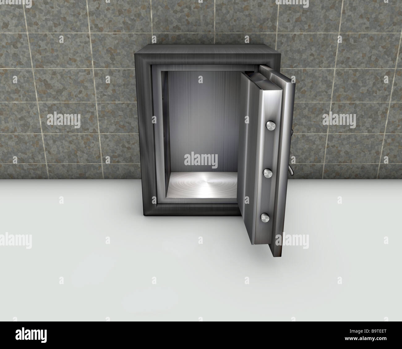 Empty safe Stock Photo