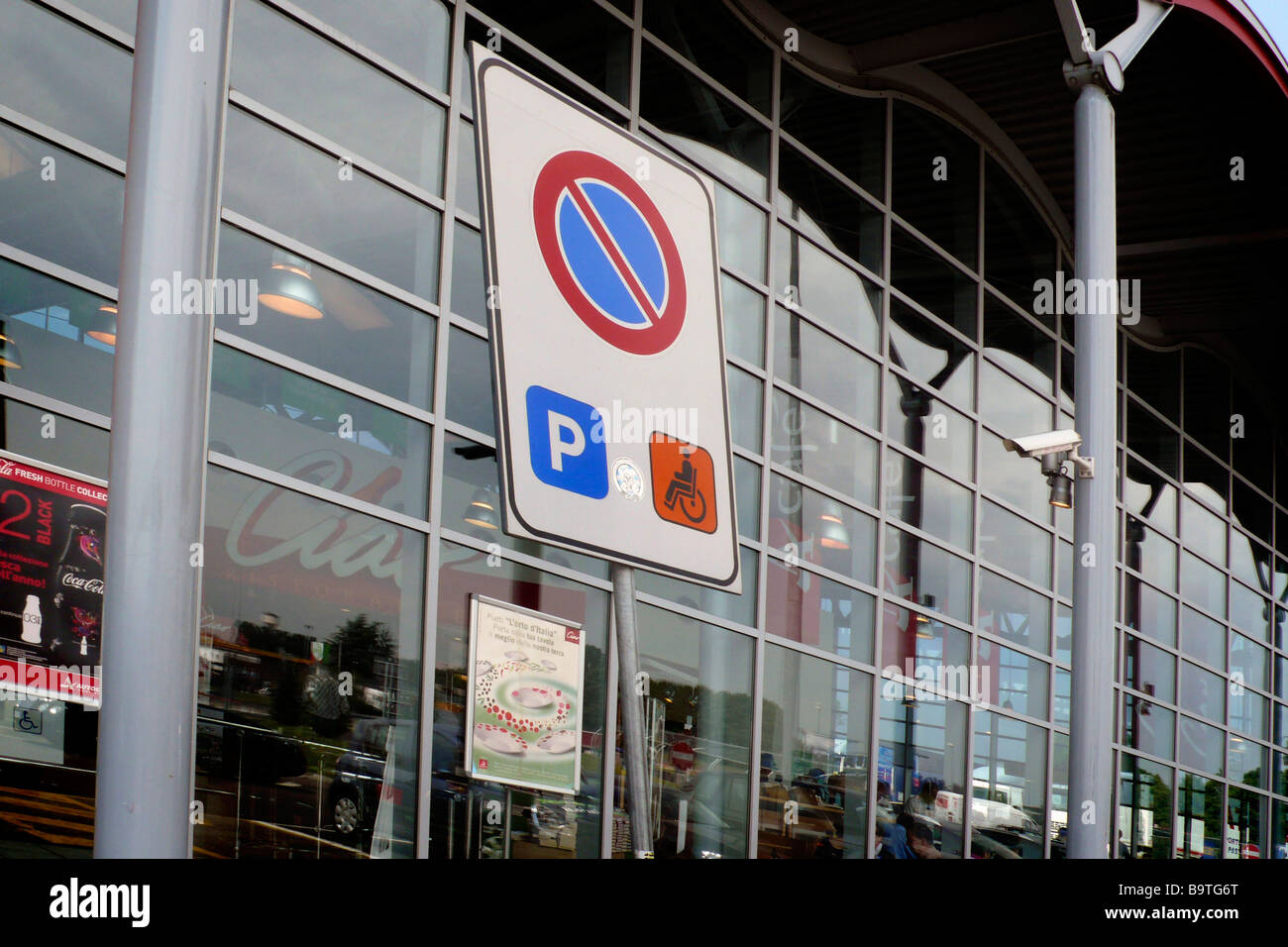 Highway of the sun service area of Piacenza Italy autogrill Stock Photo