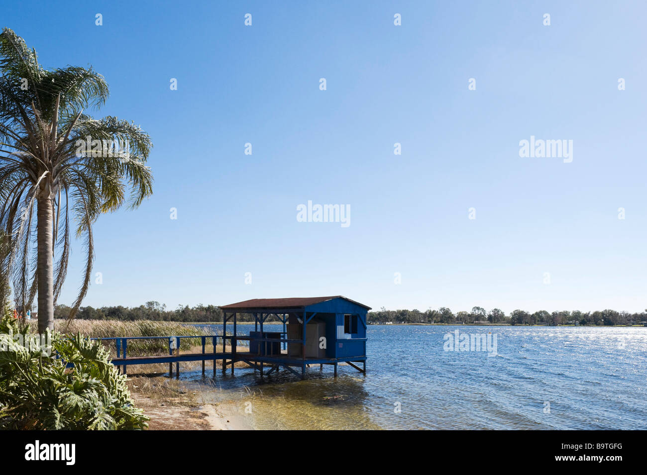 Lake Cecile on US 192, Kissimmee, Orlando, Central Florida, USA Stock Photo Alamy