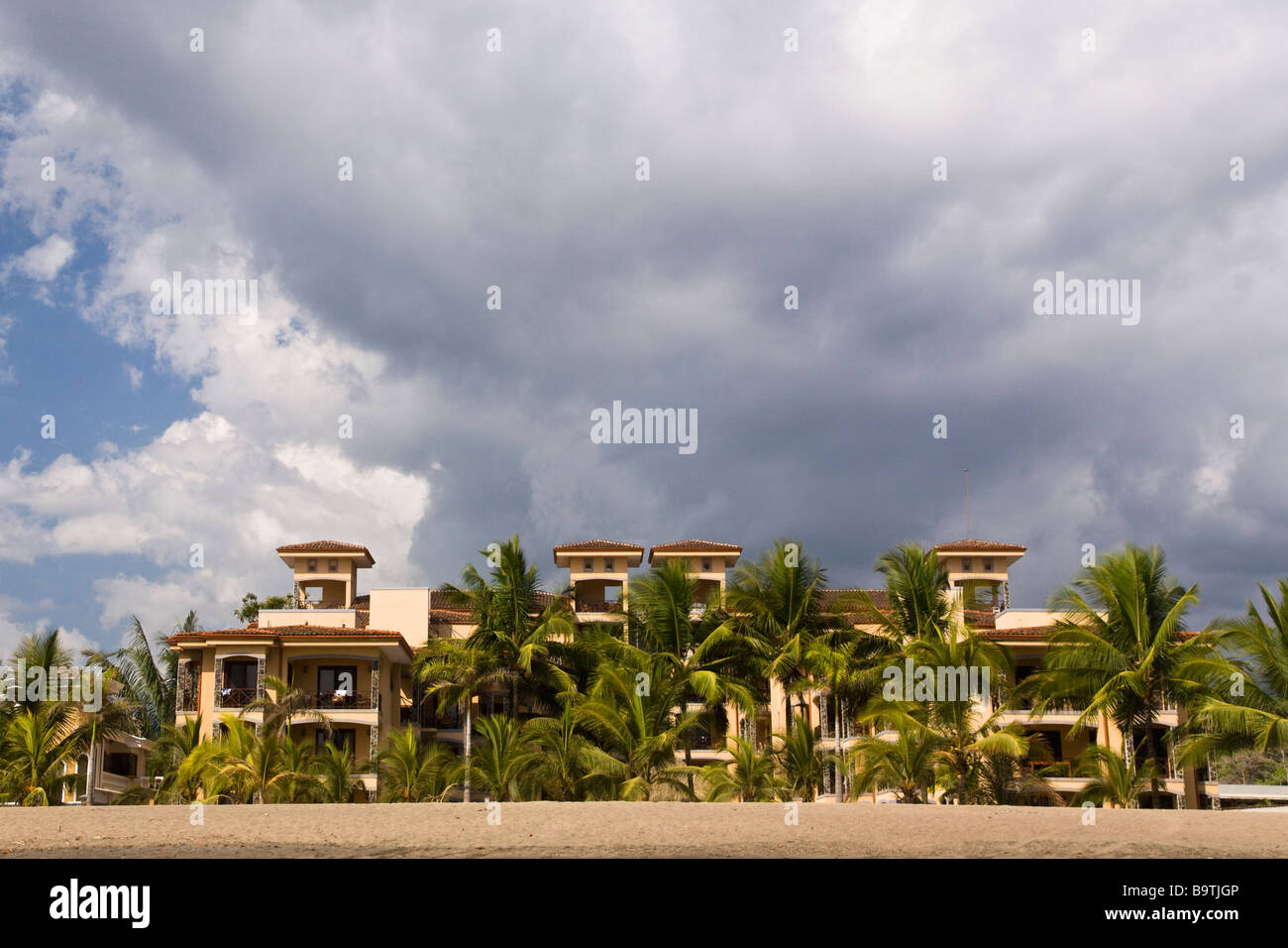 Condos overlooking the beach in Jaco beach, Puntarenas Province, Costa Rica Stock Photo Alamy