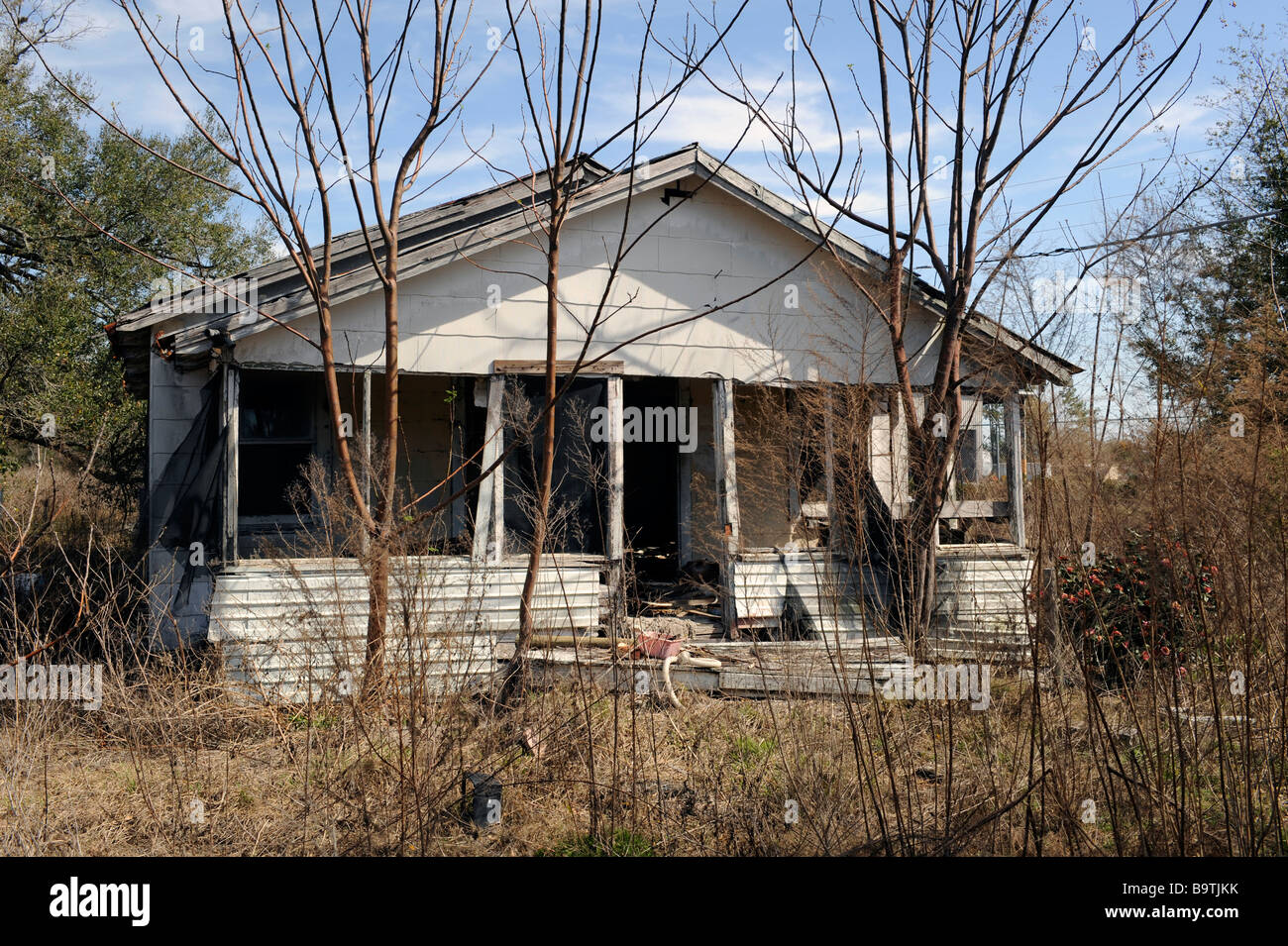 Abandoned shack use for homes by homeless people near Orlando Florida