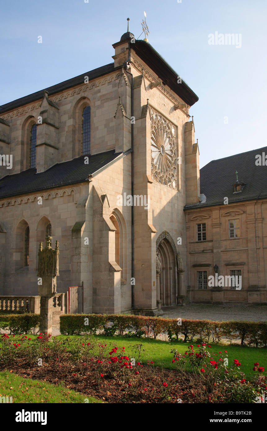 Detail at the monastery of Ebrach near Bamberg Upper Frankonia Bavaria Germany Stock Photo