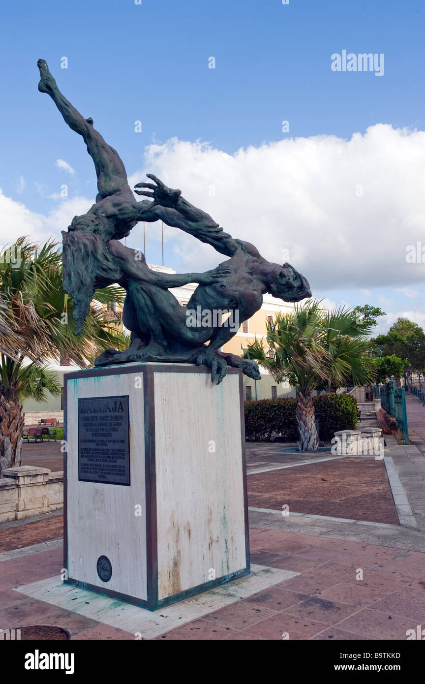 Statue Cuartel de Ballaja, San Juan Puerto Rico Stock Photo Alamy