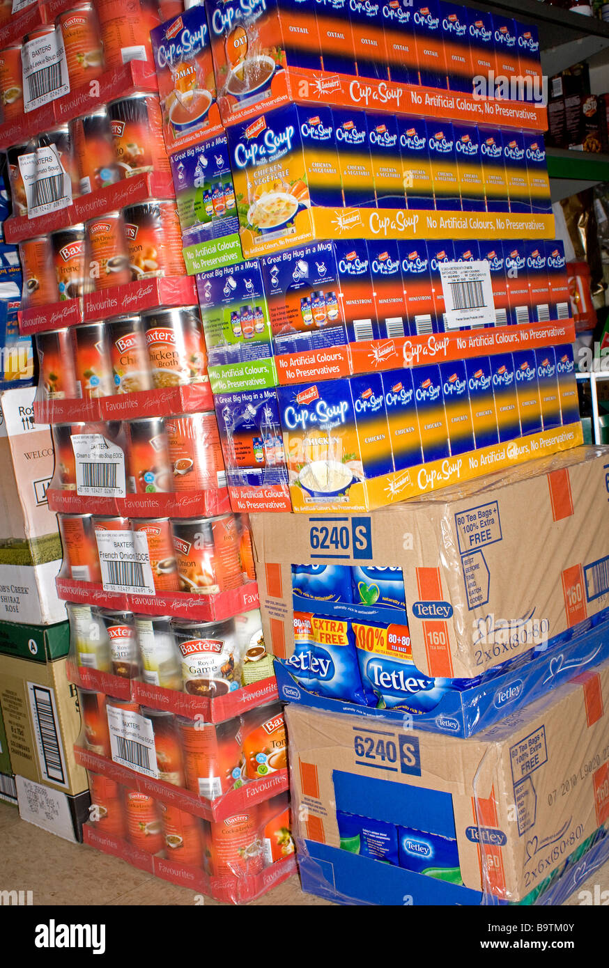 Products showing Primary and Secondary Packaging Stock Photo Alamy