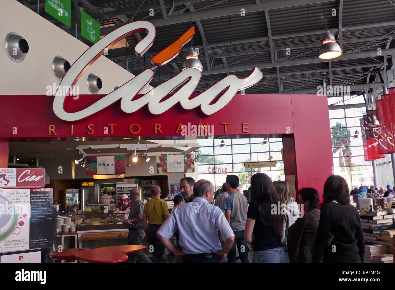 Highway of the sun service area of Piacenza Italy autogrill Stock Photo