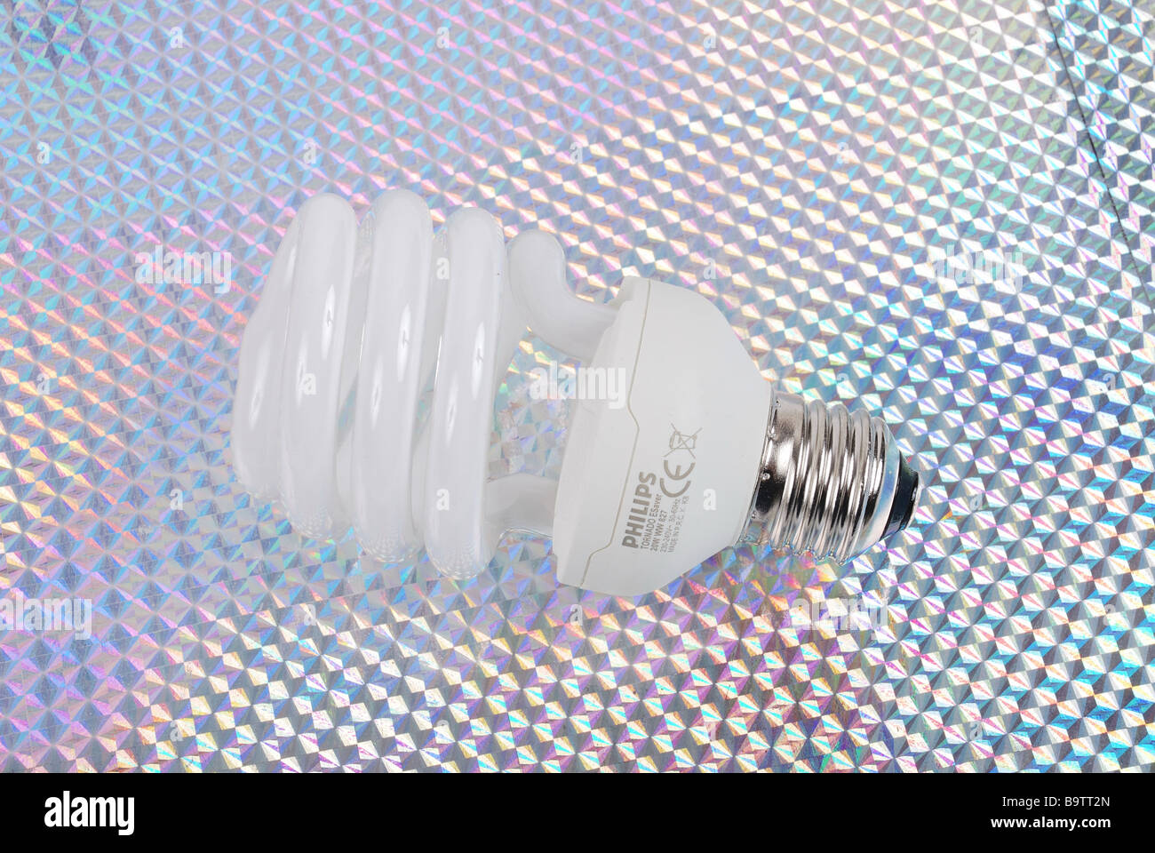 A compact fluorescent light bulb Stock Photo Alamy