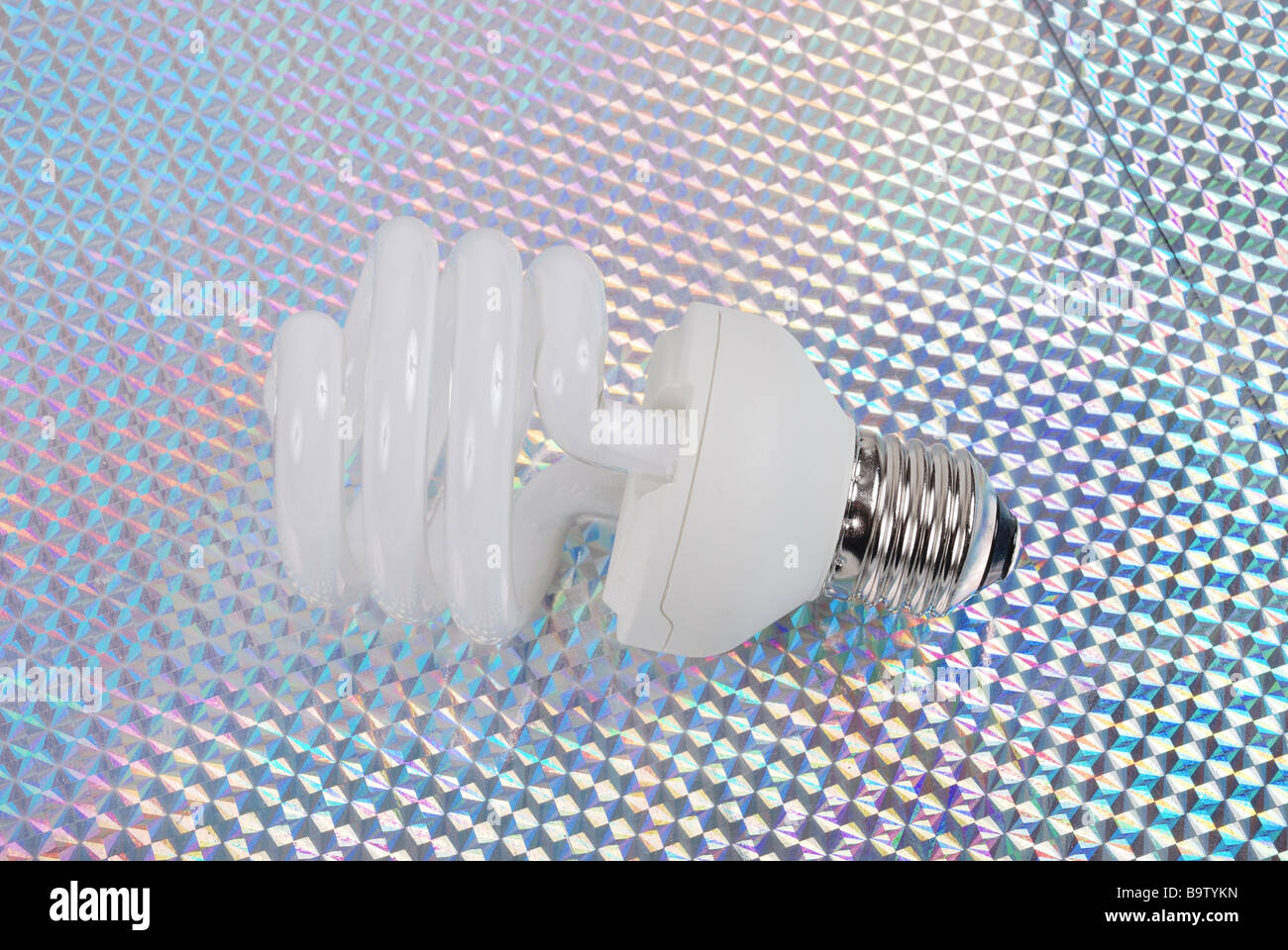 A compact fluorescent light bulb Stock Photo Alamy