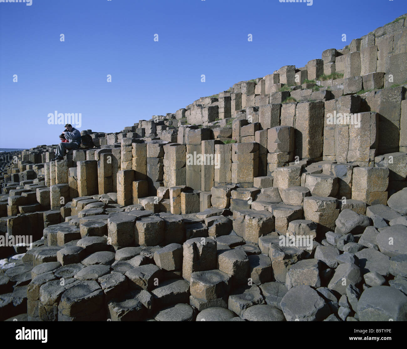 Basel Rocks Tourists couple basalt rock hi-res stock photography and images - Alamy