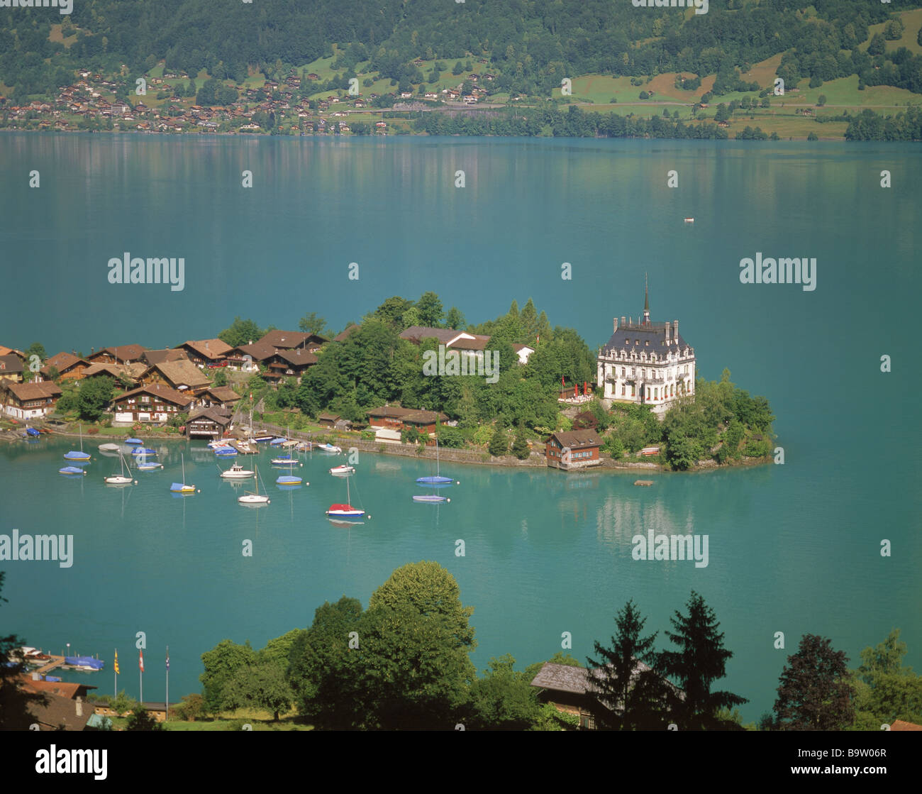 Iseltwald Village Hi res Stock Photography And Images Alamy