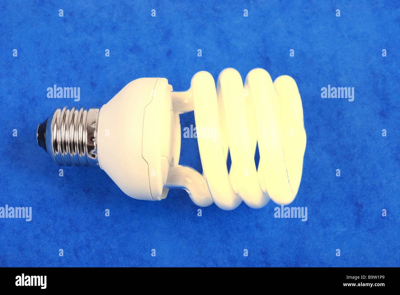 A compact fluorescent light bulb Stock Photo Alamy