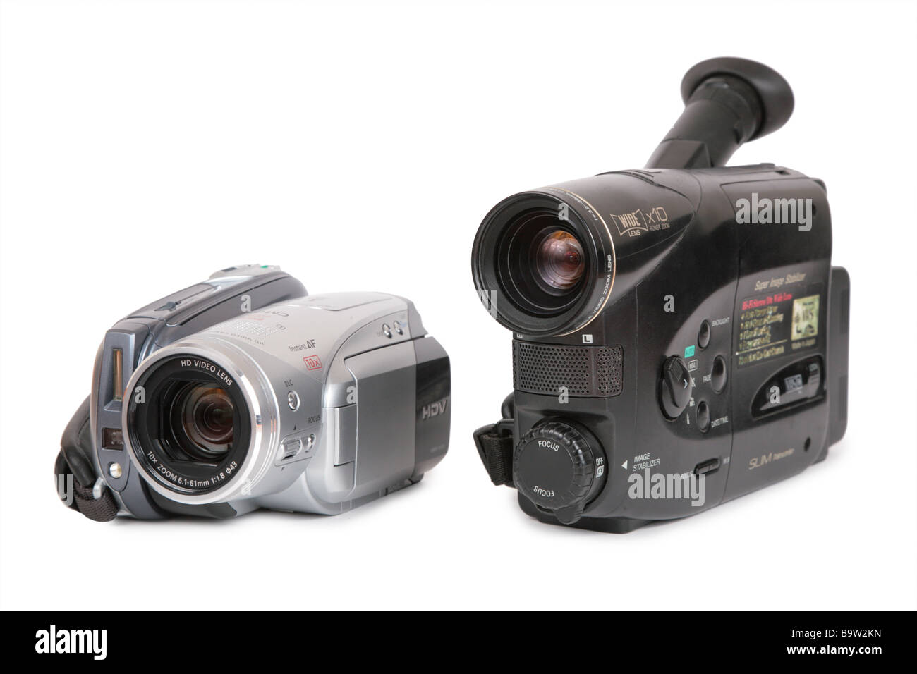 HDV and analog video cameras Stock Photo Alamy