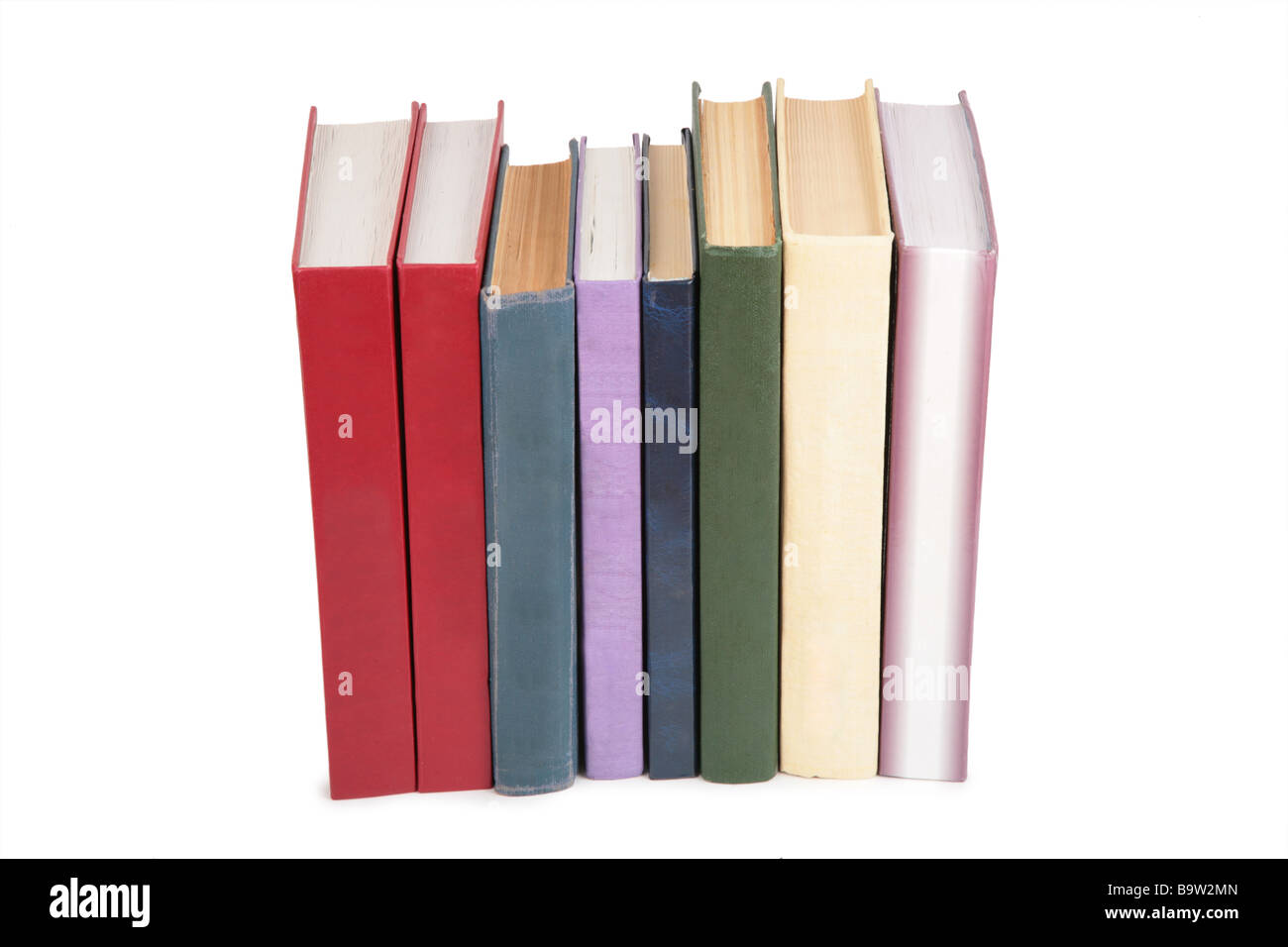 Stack of books stands Stock Photo Alamy