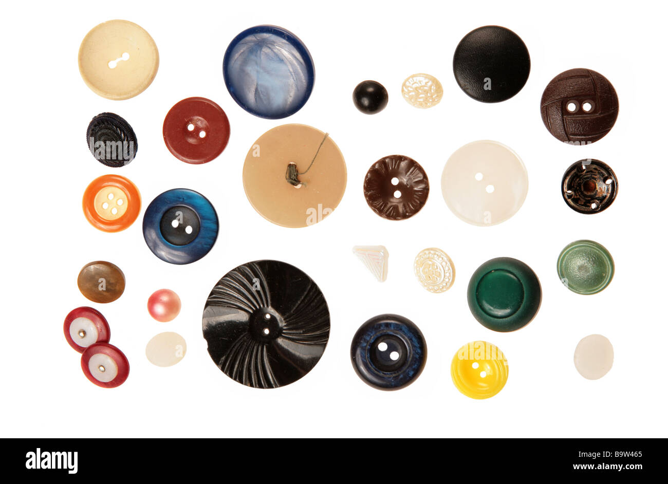 buttons isolated on white Stock Photo - Alamy
