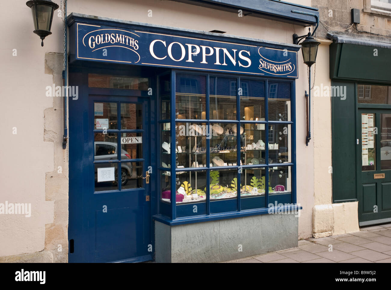 Coppins jeweler shop in Corsham Wiltshire Stock Photo