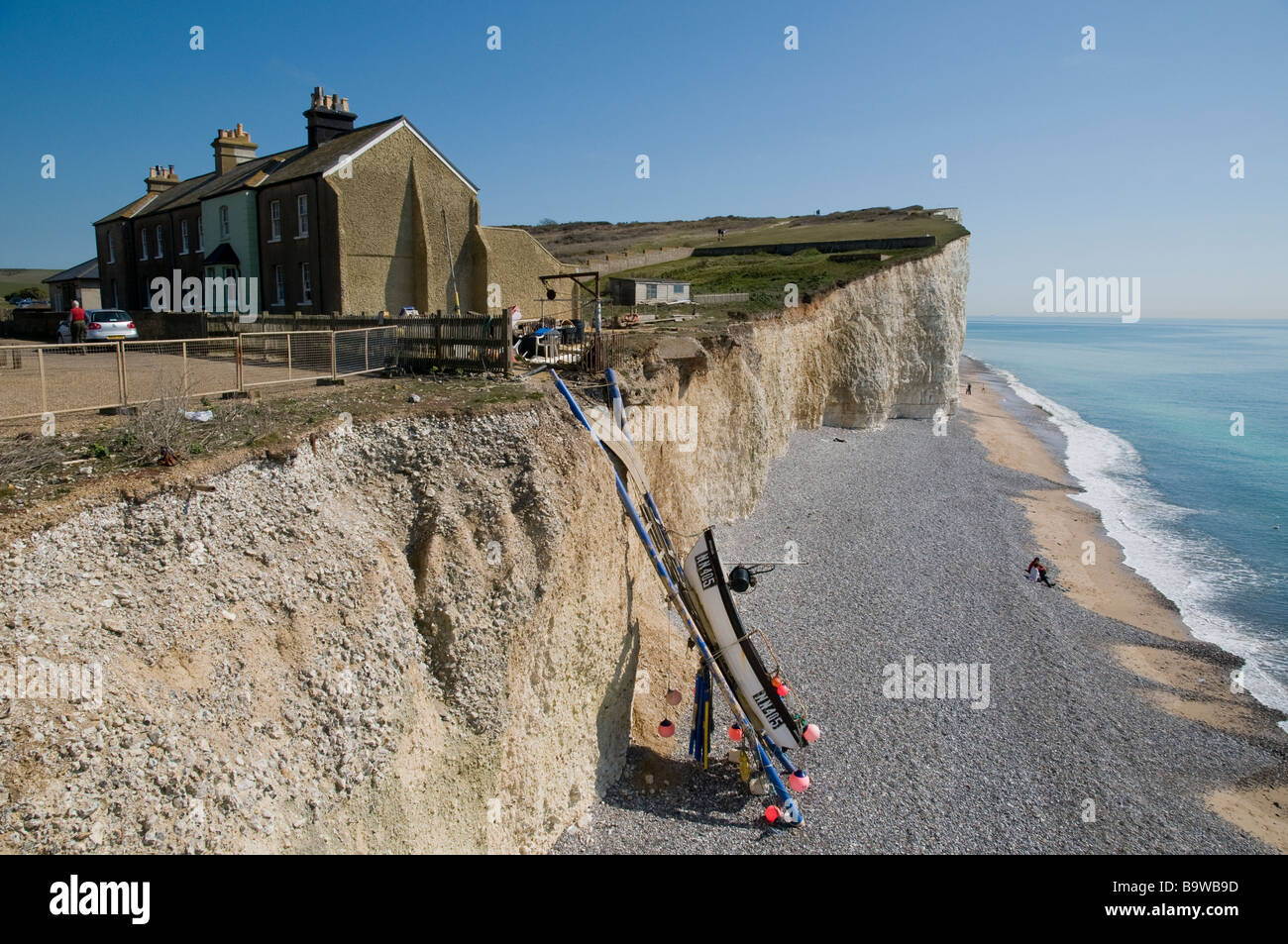 Birling gap cliff erosion hi-res stock photography and images - Alamy