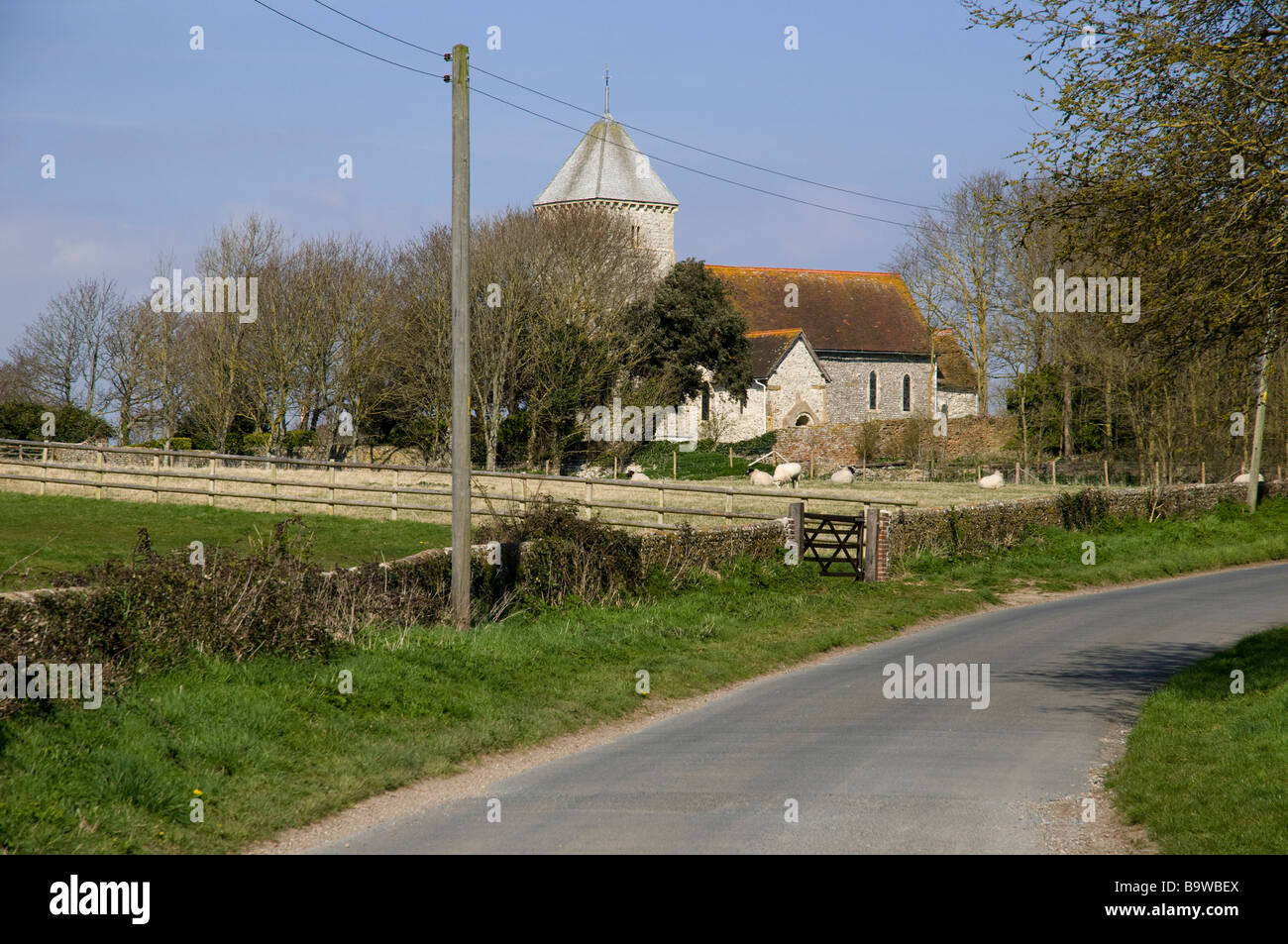 St Andrew's church in East Sussex, England Stock Photo Alamy