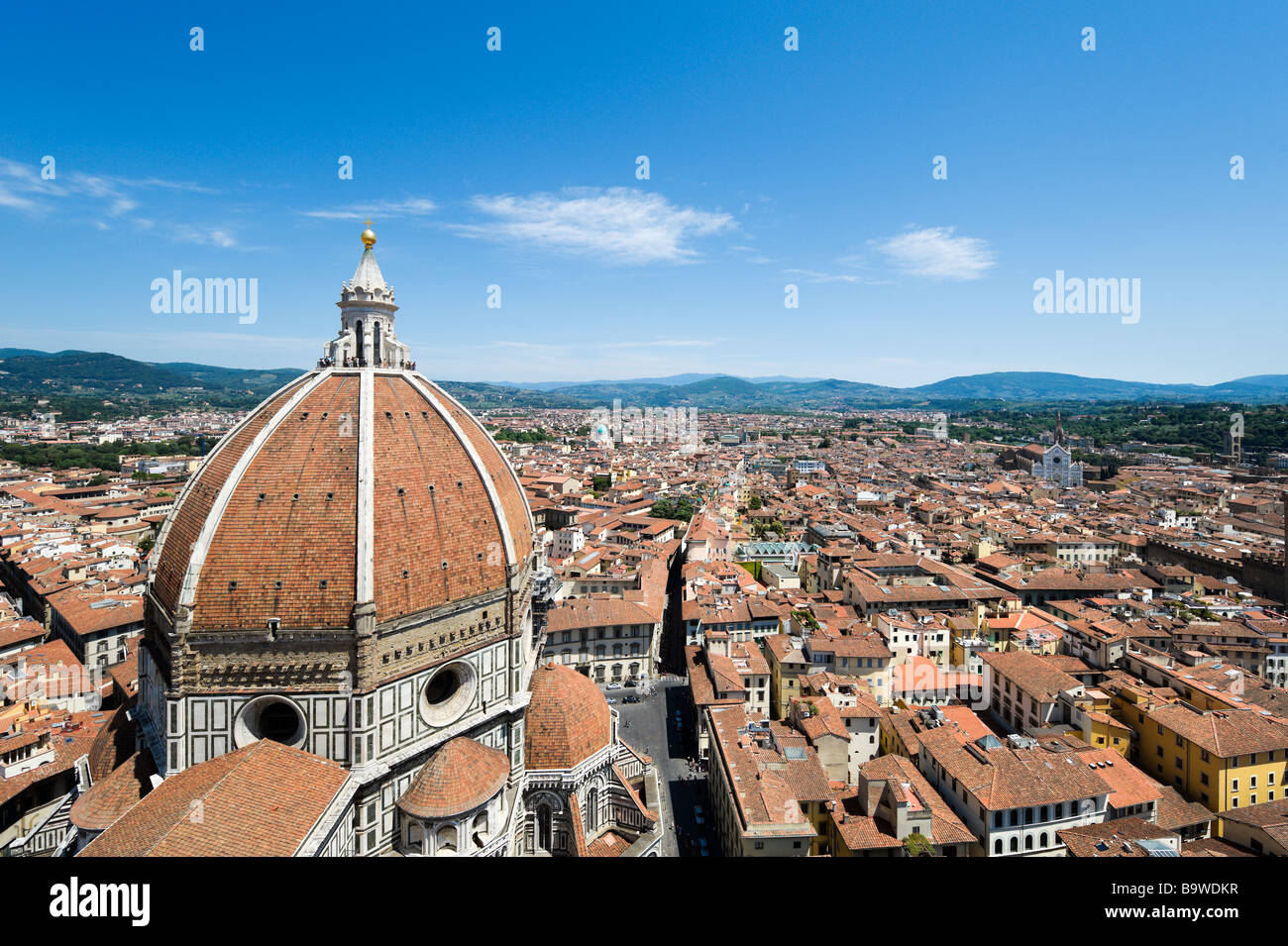 View of the Dome of the Basilica di Santa Maria del Fiore (the Duomo ...